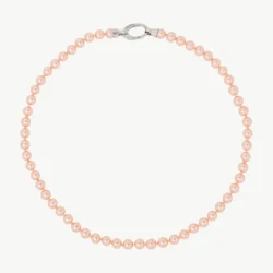 COLAR MAJORICA CLÁSSICO ROSA