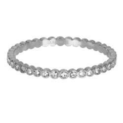 ANEL IXXXI PEDRA DO PEQUENO CIRCULO DA FAMA PRATEADO