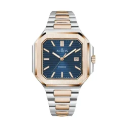 RELÓGIO AURON POSEIDON BICOLOR BLUE