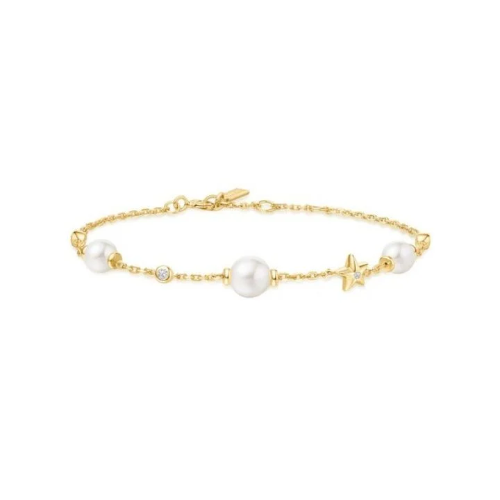 PULSEIRA PRATA DOURADA